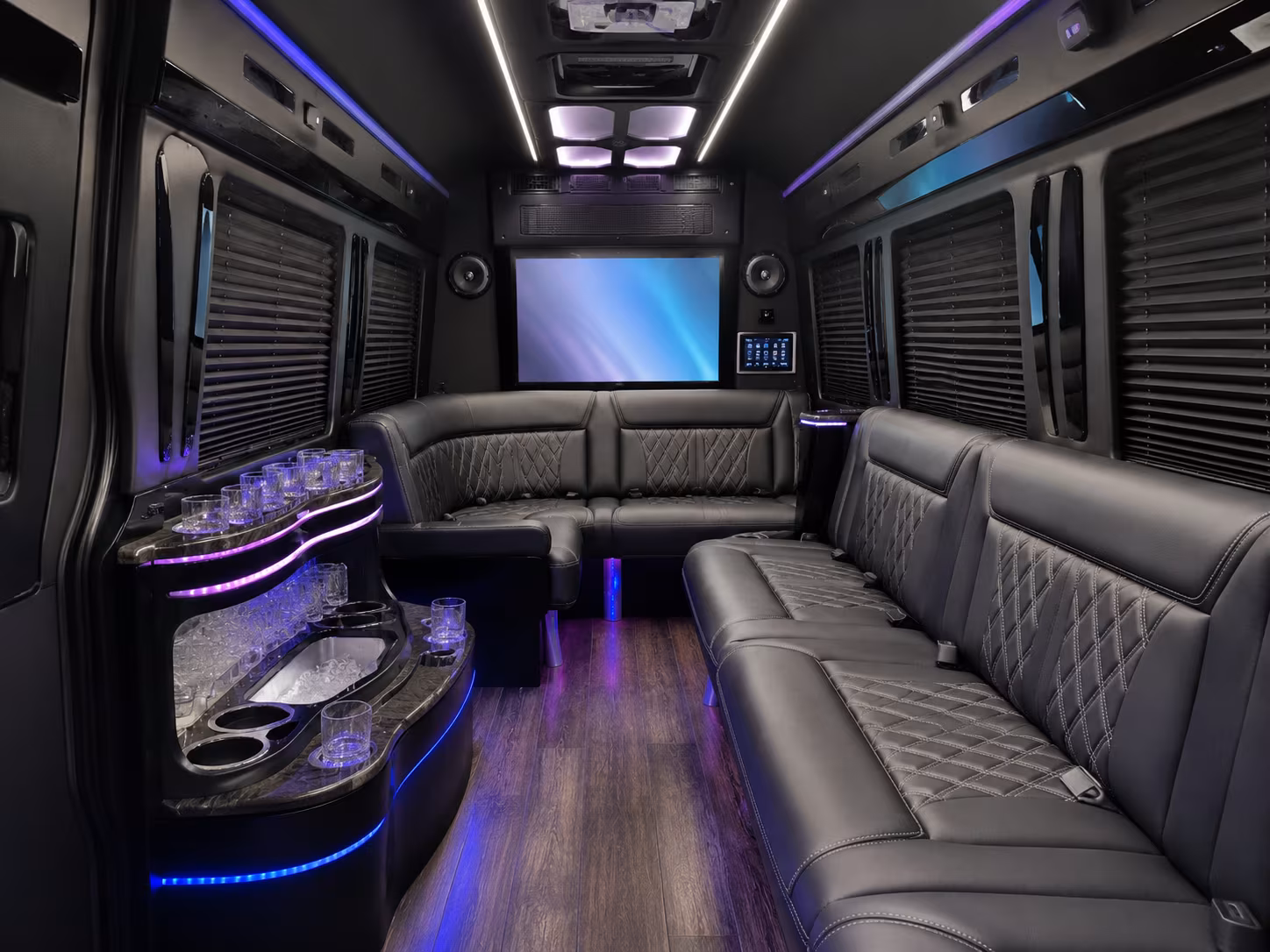bus rental options for north port trips