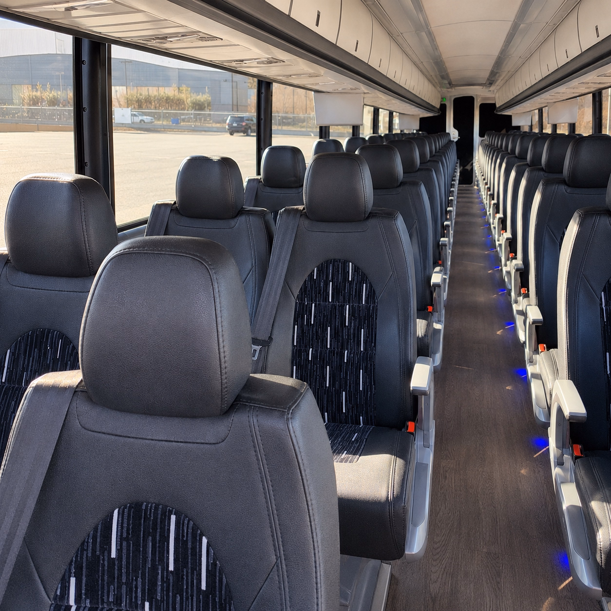 north port airport transportation onboard seating